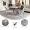 Flash Furniture White Plastic Folding Chair DAD-YCD-70-WH-GG - alternate 7